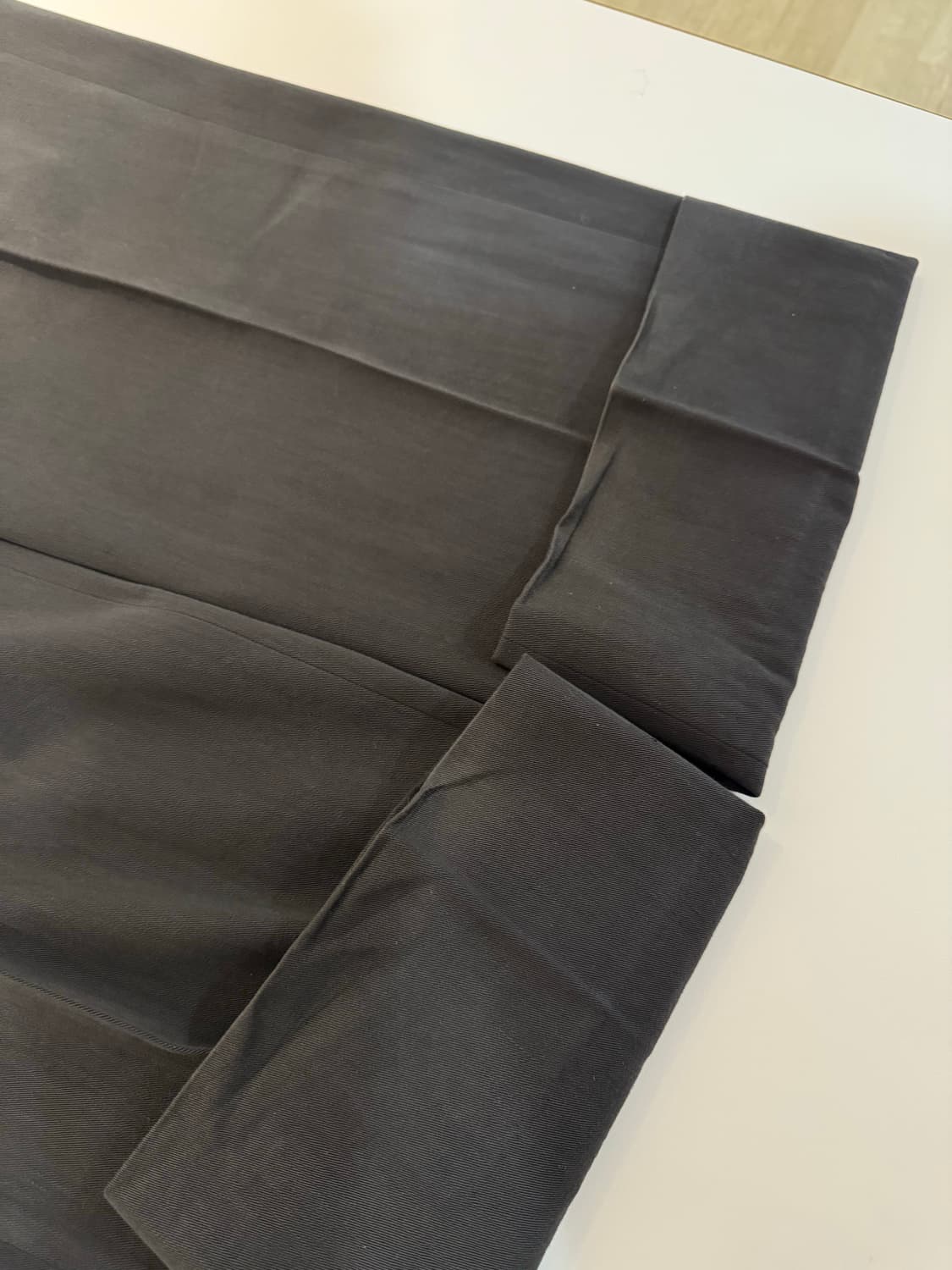 마티앤선즈 치노 트라우저 그레이 샴브레이 4사이즈 상품이미지6