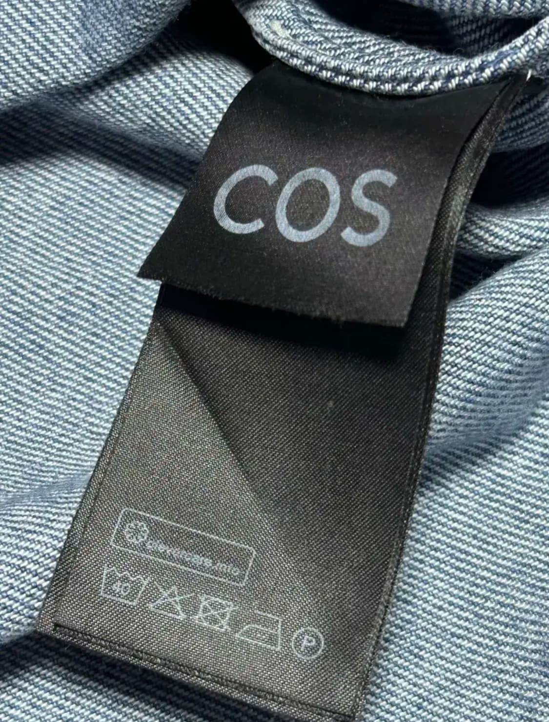Cos 웨스턴 스타일 데님 러플탑 워싱블루  EUR 36사이즈 상품이미지8