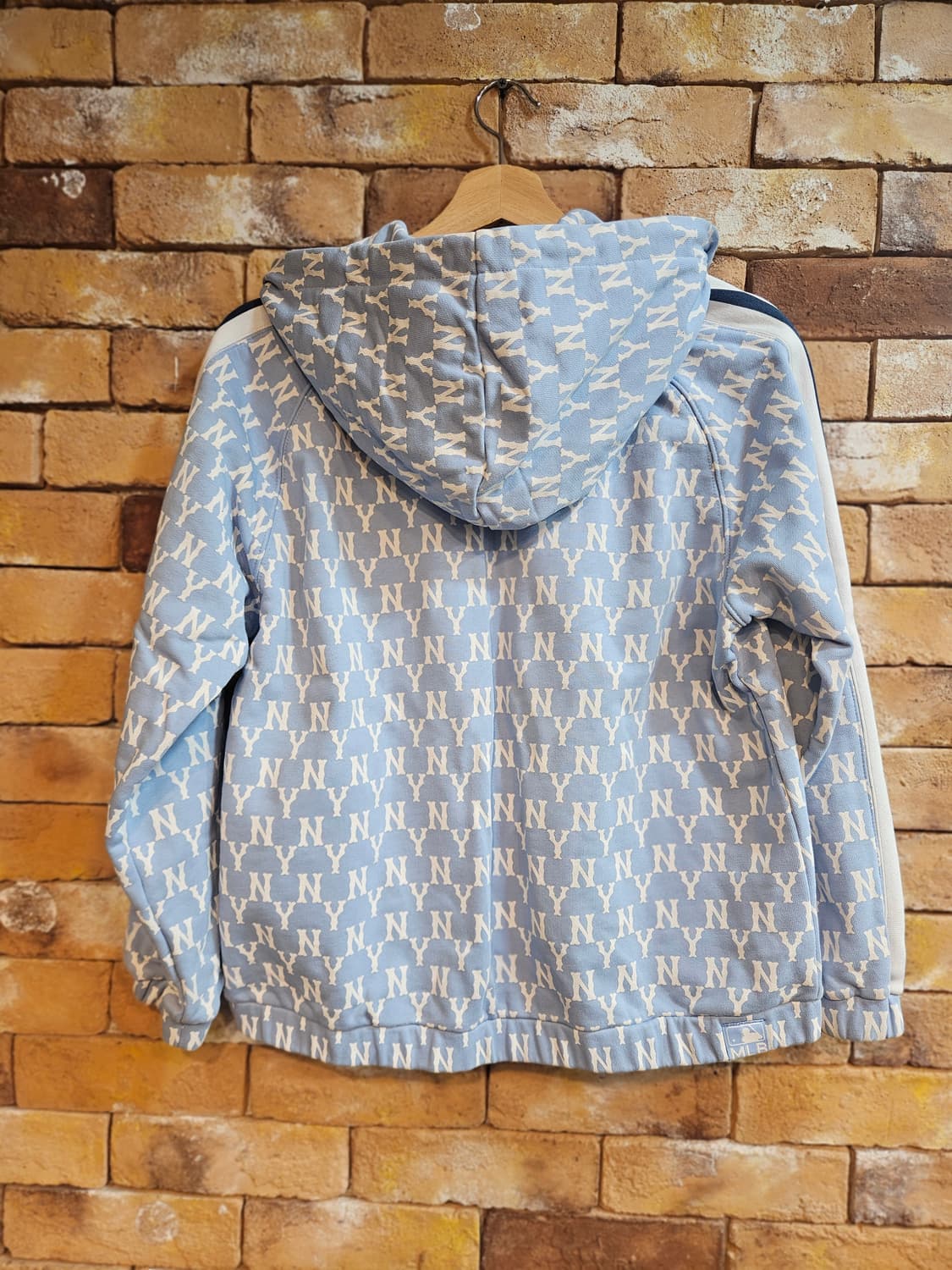 MLB NY 양키스 모노그램 후드집업 S(90) 상품이미지2