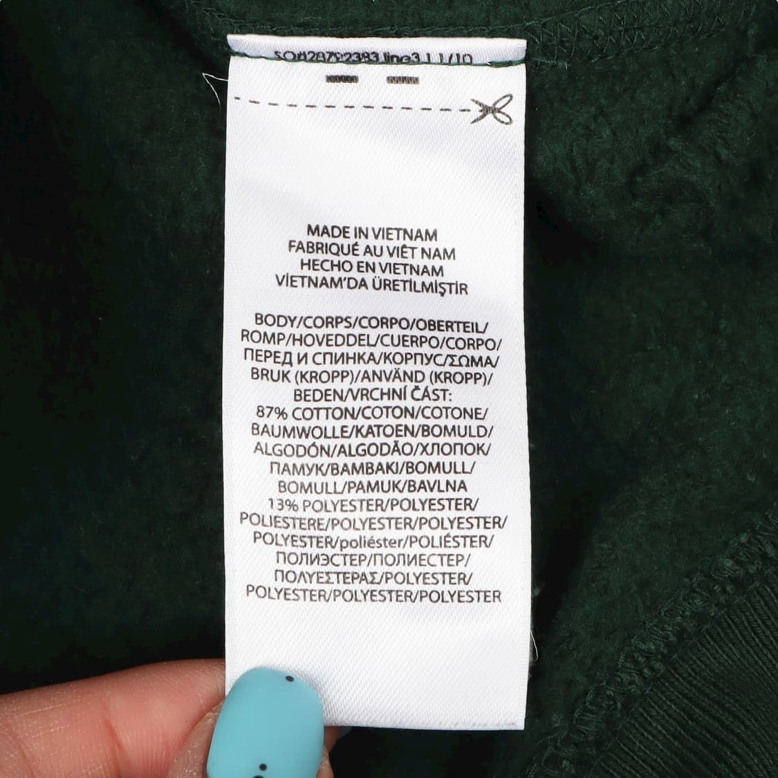 폴로 랄프로렌 딥그린 아치 로고 스웻 후드티 상품이미지9