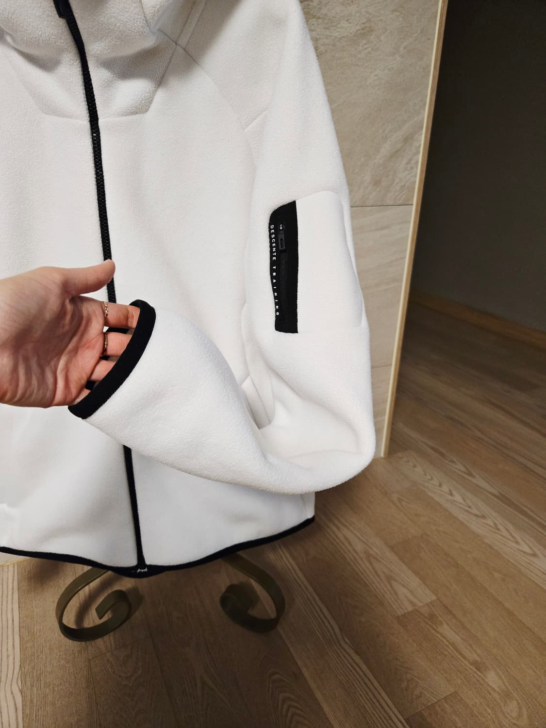 [XL] 데상트 남성 플리스 후드 자켓 상품이미지3