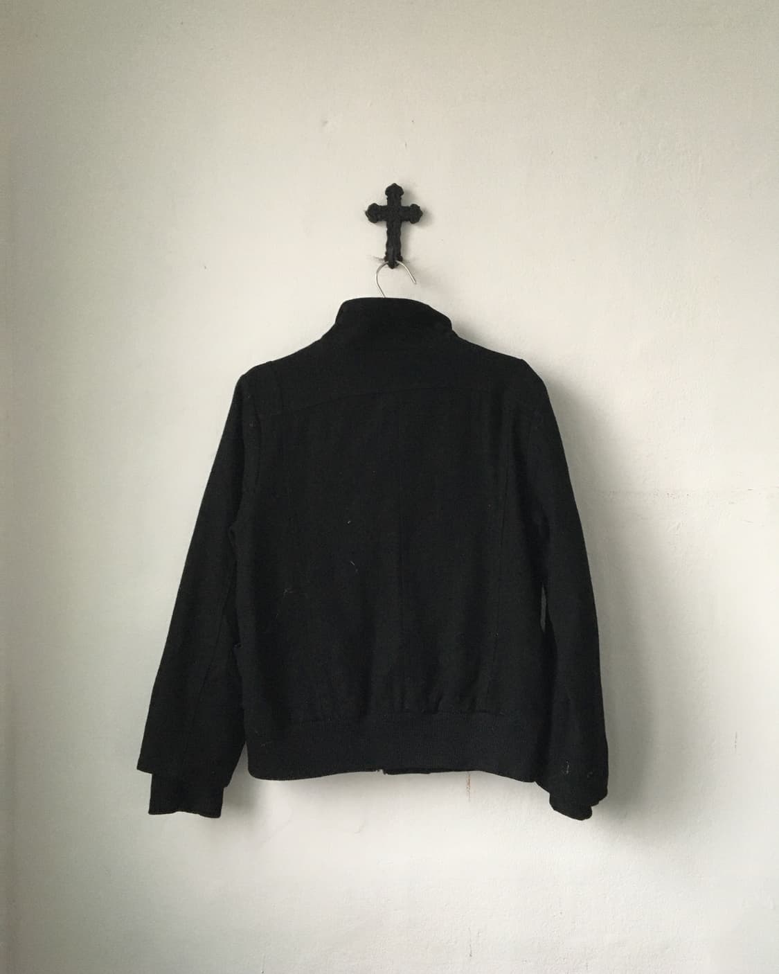 Pocket point woolen high neck jacket 상품이미지3