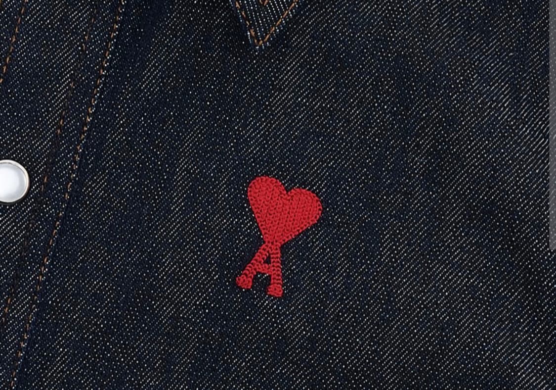 아미 하트로고 데님 여성 셔츠 L 사이즈 상품이미지7