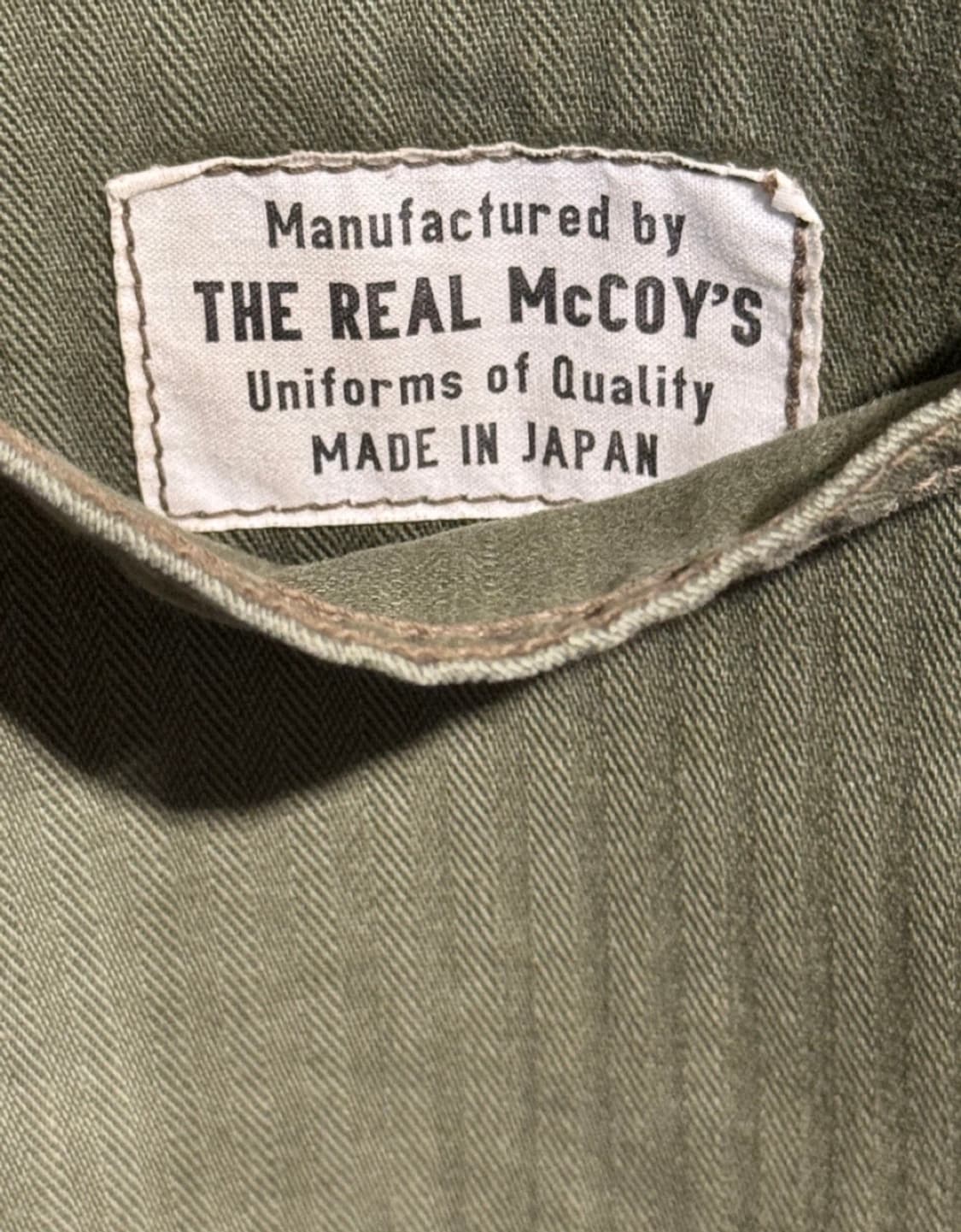 리얼맥코이 Real McCoy's 유틸리티 N-3 재킷 헤링본 워크 자켓 상품이미지4