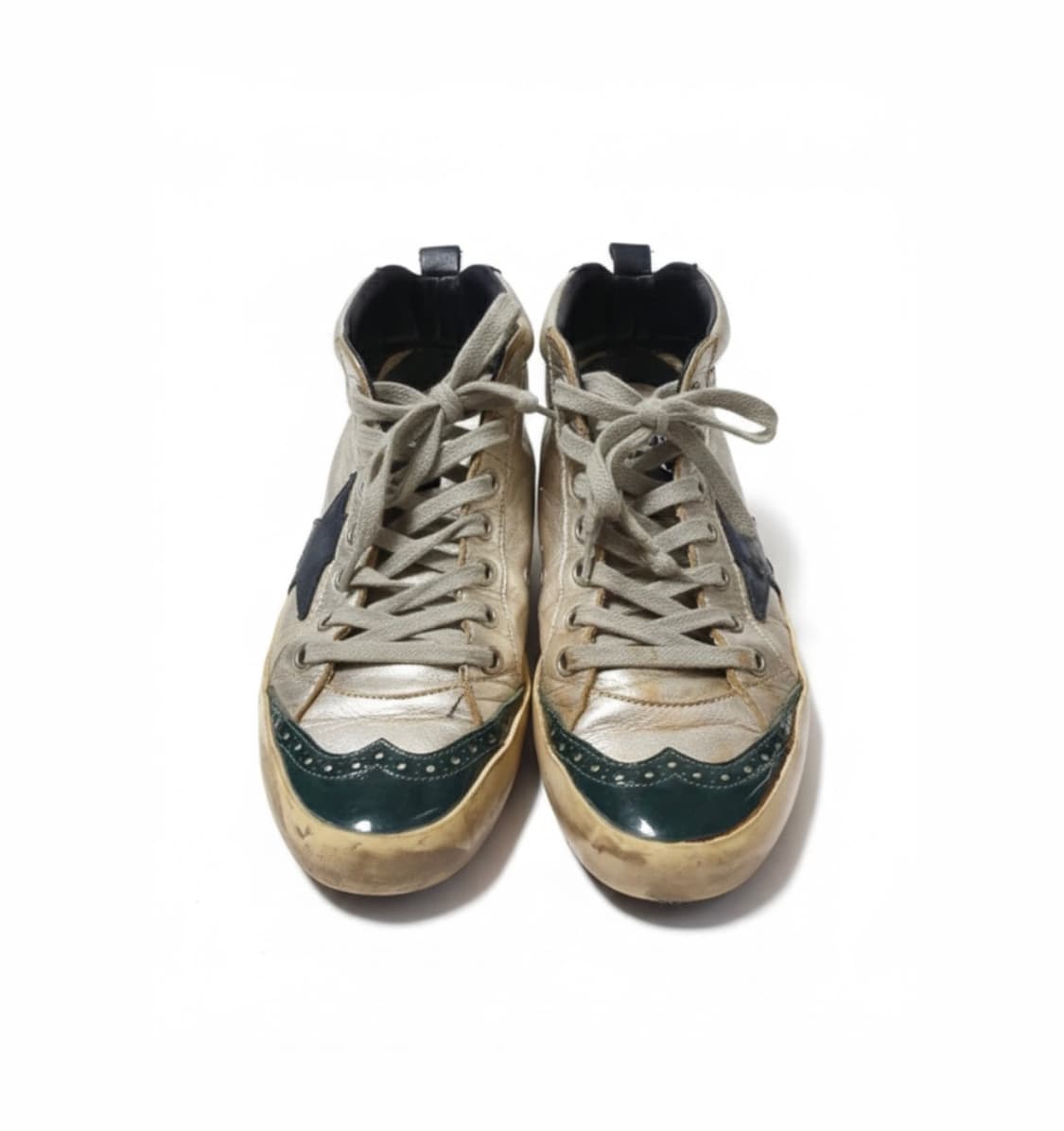 정품 골든구스 미드스타 실버 스니커즈 상품이미지1