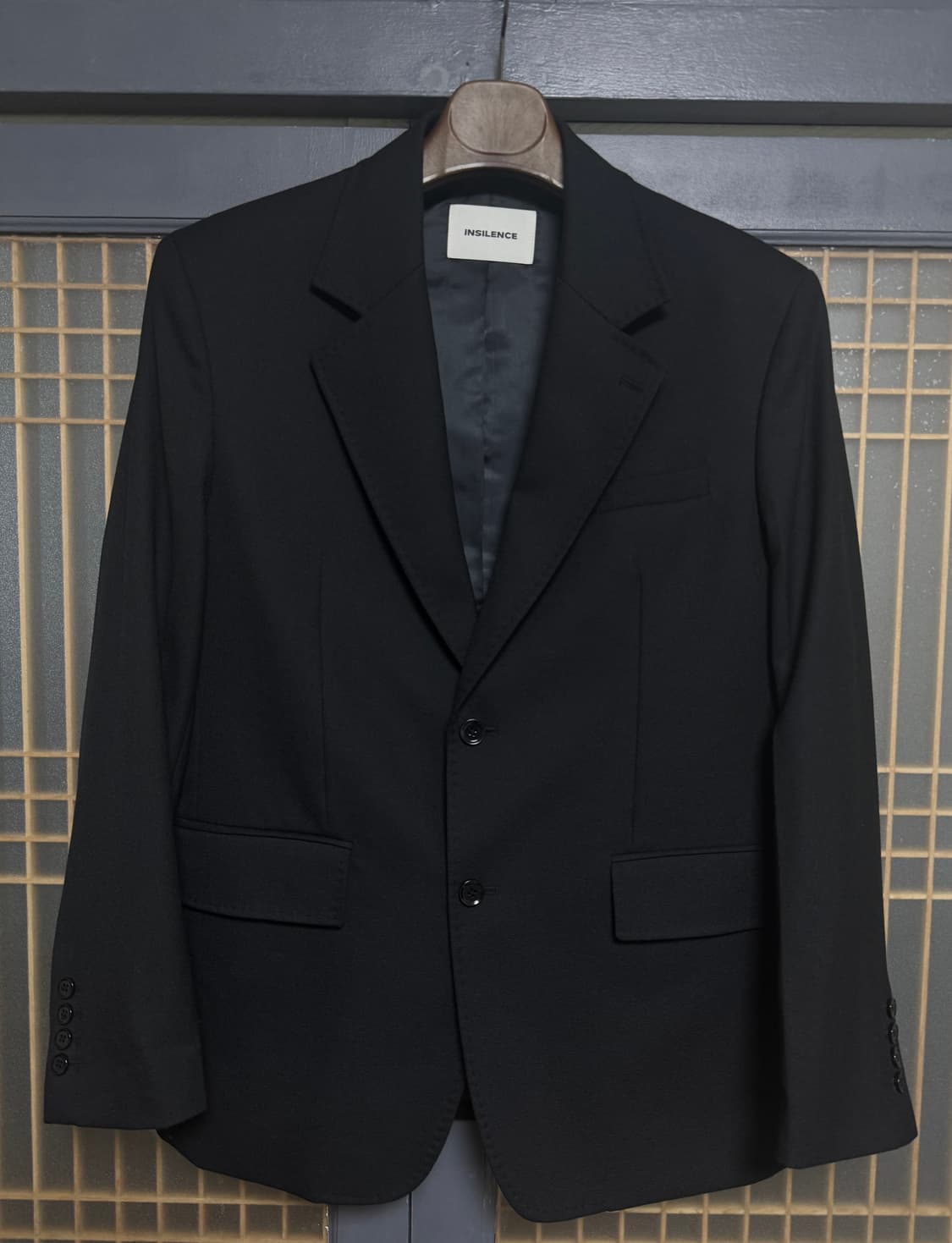 [L]인사일런스 피크스티치 울블레이저 상품이미지1