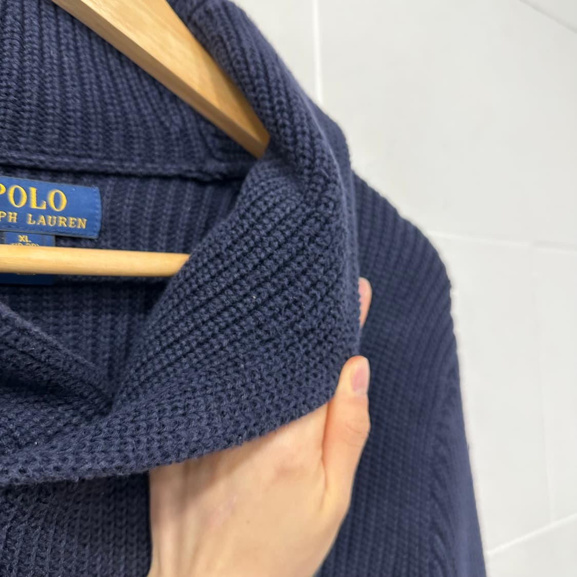 폴로 빅포니 숄 니트 상품이미지7