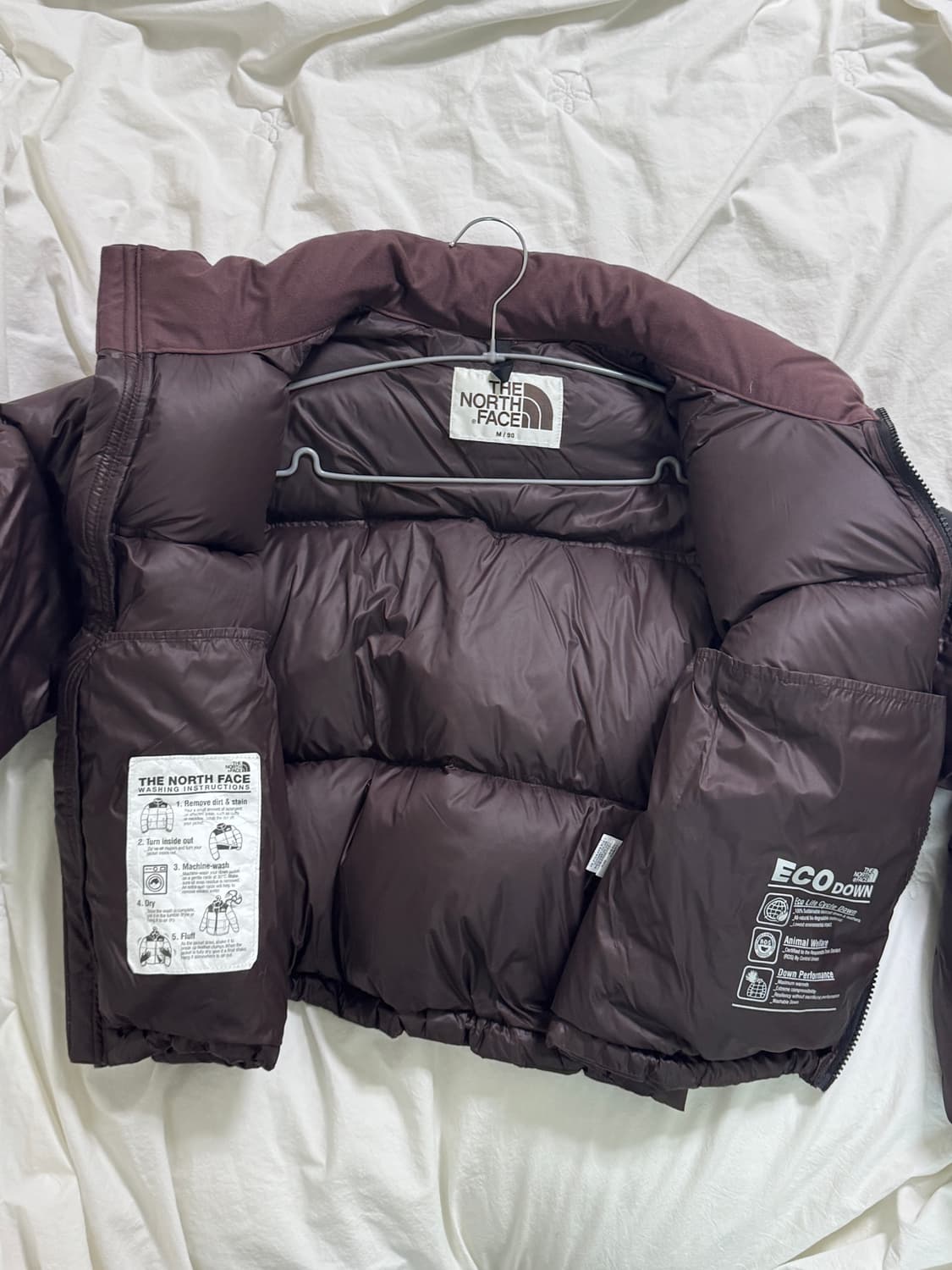 (W)노스페이스 화이트 라벨 노벨티 눕시 다운 자켓 코코아 브라운 상품이미지7