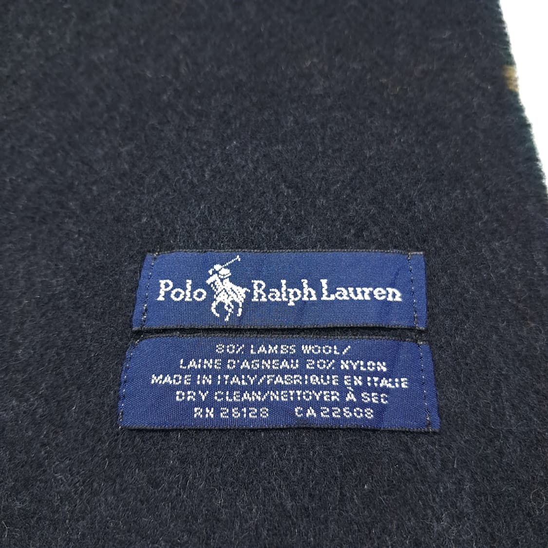 MX418 [Made in Italy] 폴로 랄프로렌 블랙워치 타탄 & 상품이미지5