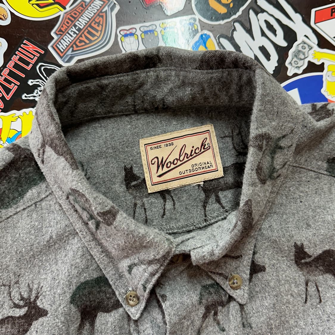 9~00s 울리치 무스 샤모아 셔츠 XL 상품이미지5