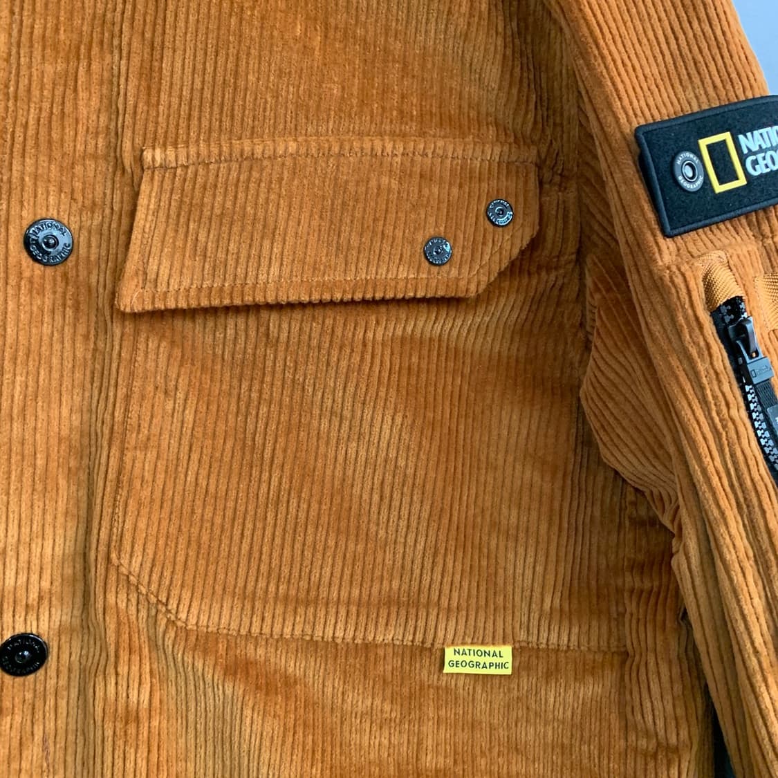 L 내셔널지오그래픽 원포켓 코듀로이 셔츠 자켓 셔켓 상품이미지5