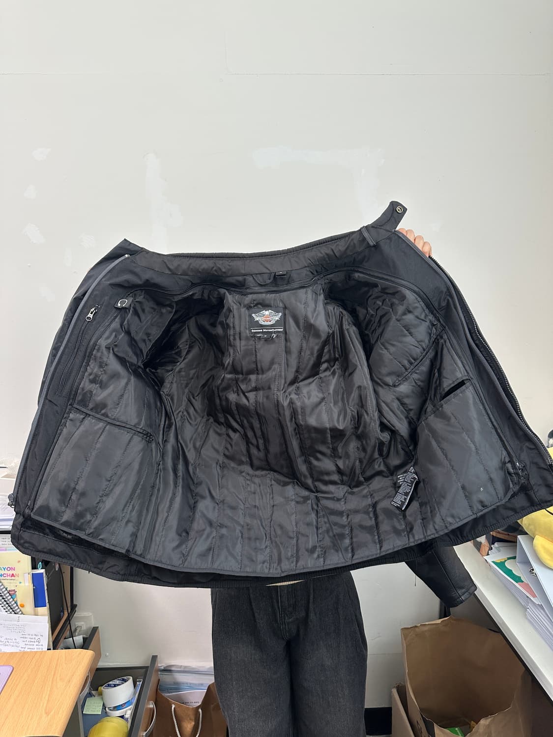 Harley-Davidson Reflective Skull Leather 상품이미지3