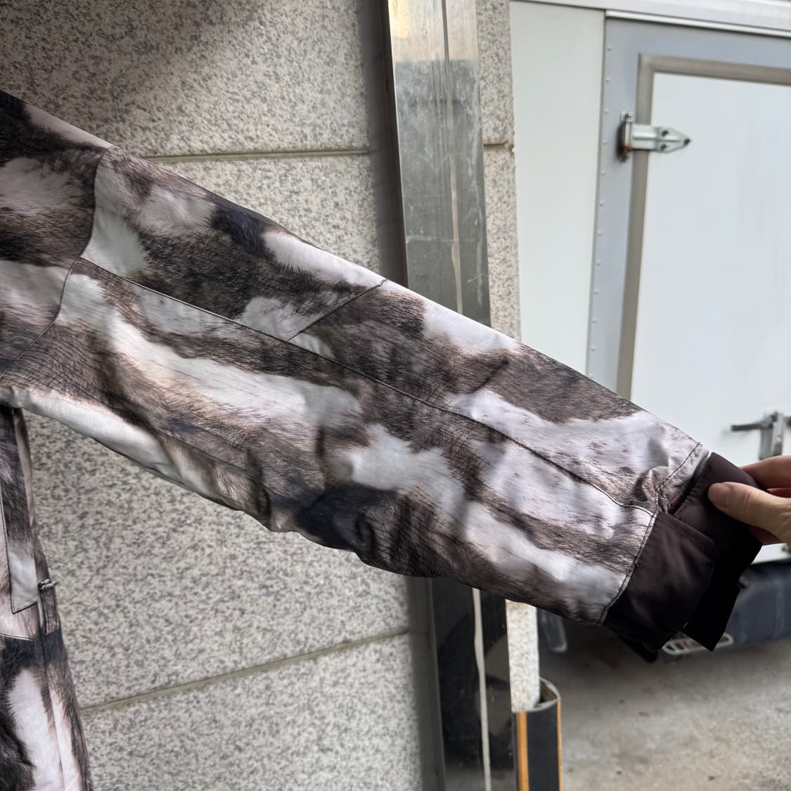 후부 퍼 패턴 스키 자켓 상품이미지7