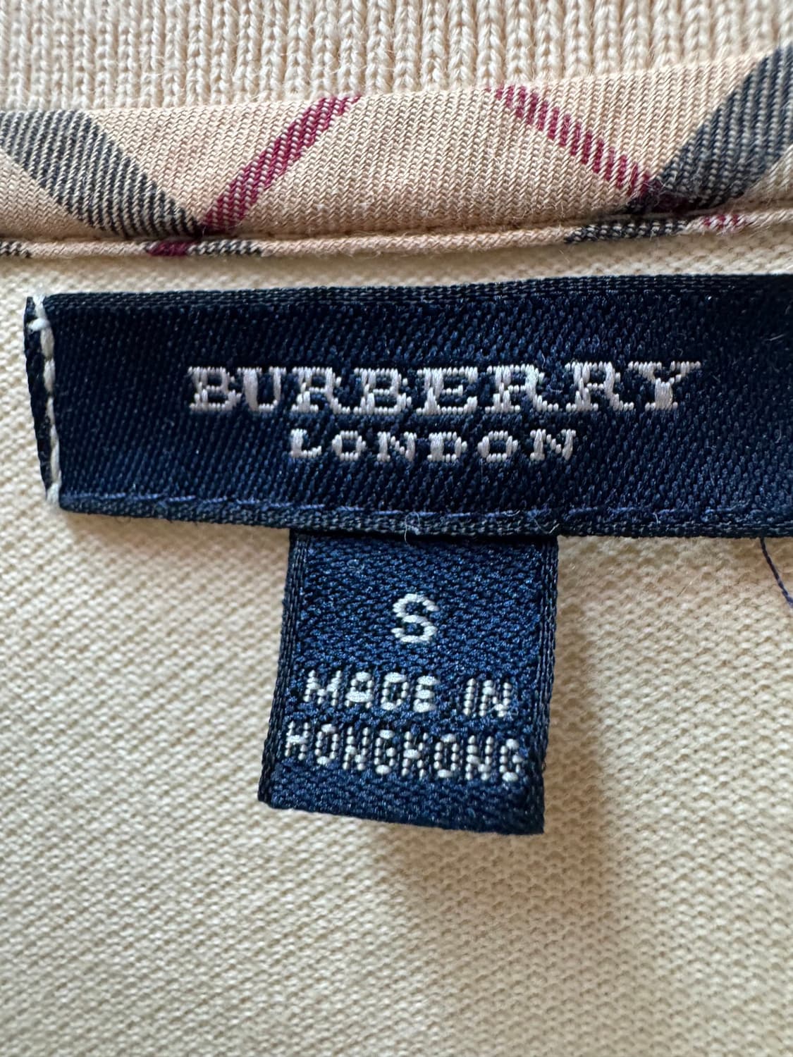 버버리 로고자수 원포켓 반팔카라 S(M) 상품이미지7