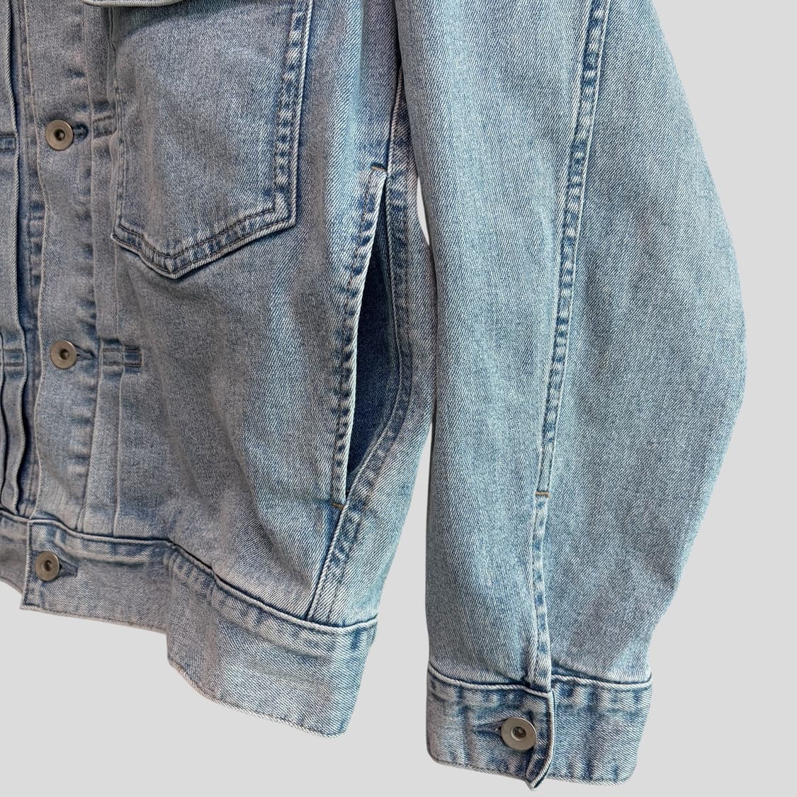 (M)유니클로 데님 트러커 자켓 상품이미지4