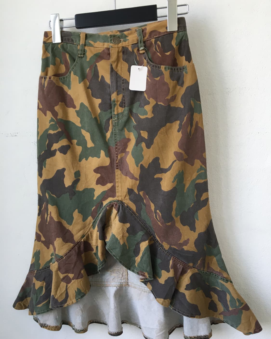 Came pattern midi skirt 상품이미지3