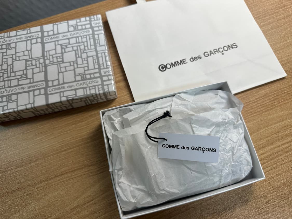 COMME des GARÇONS 25ss 렌티큘러 타탄 미니 파우치 상품이미지5