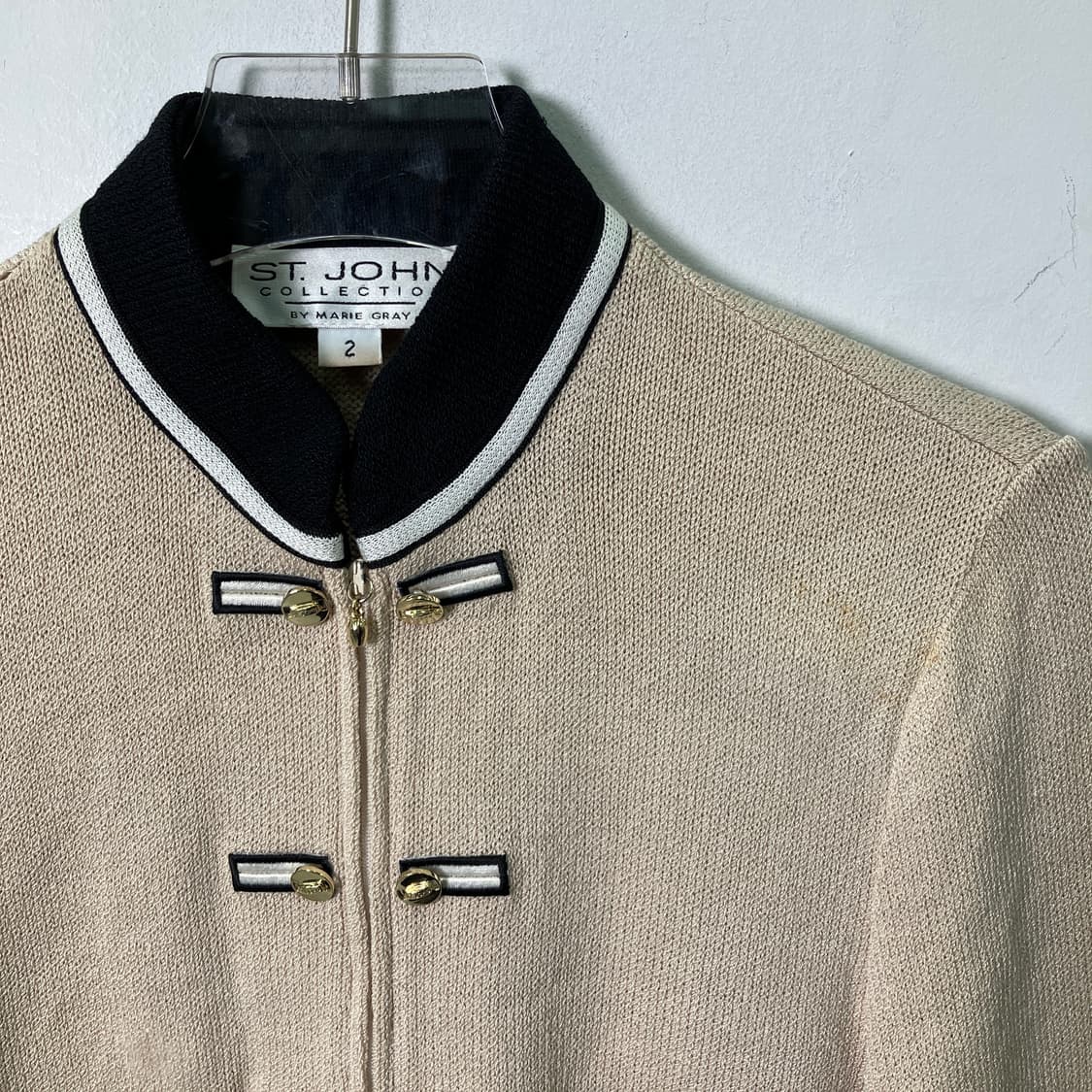 ST.JOHN 세인트존 골드버튼 롱 가디건  상품이미지4