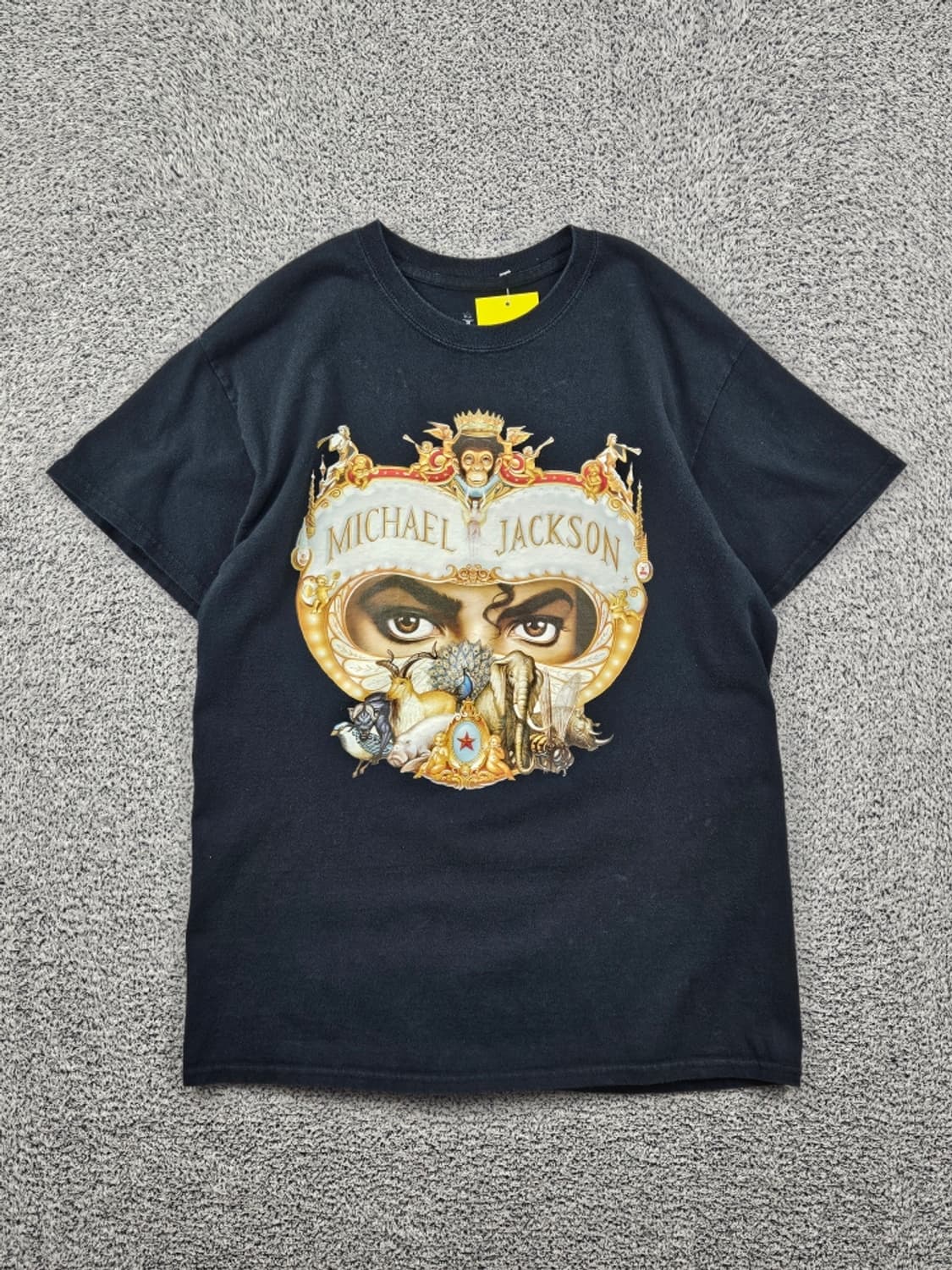 92~93 마이클잭슨 월드투어 빈티지 반팔 티셔츠 (S추정)/ 11822 상품이미지1