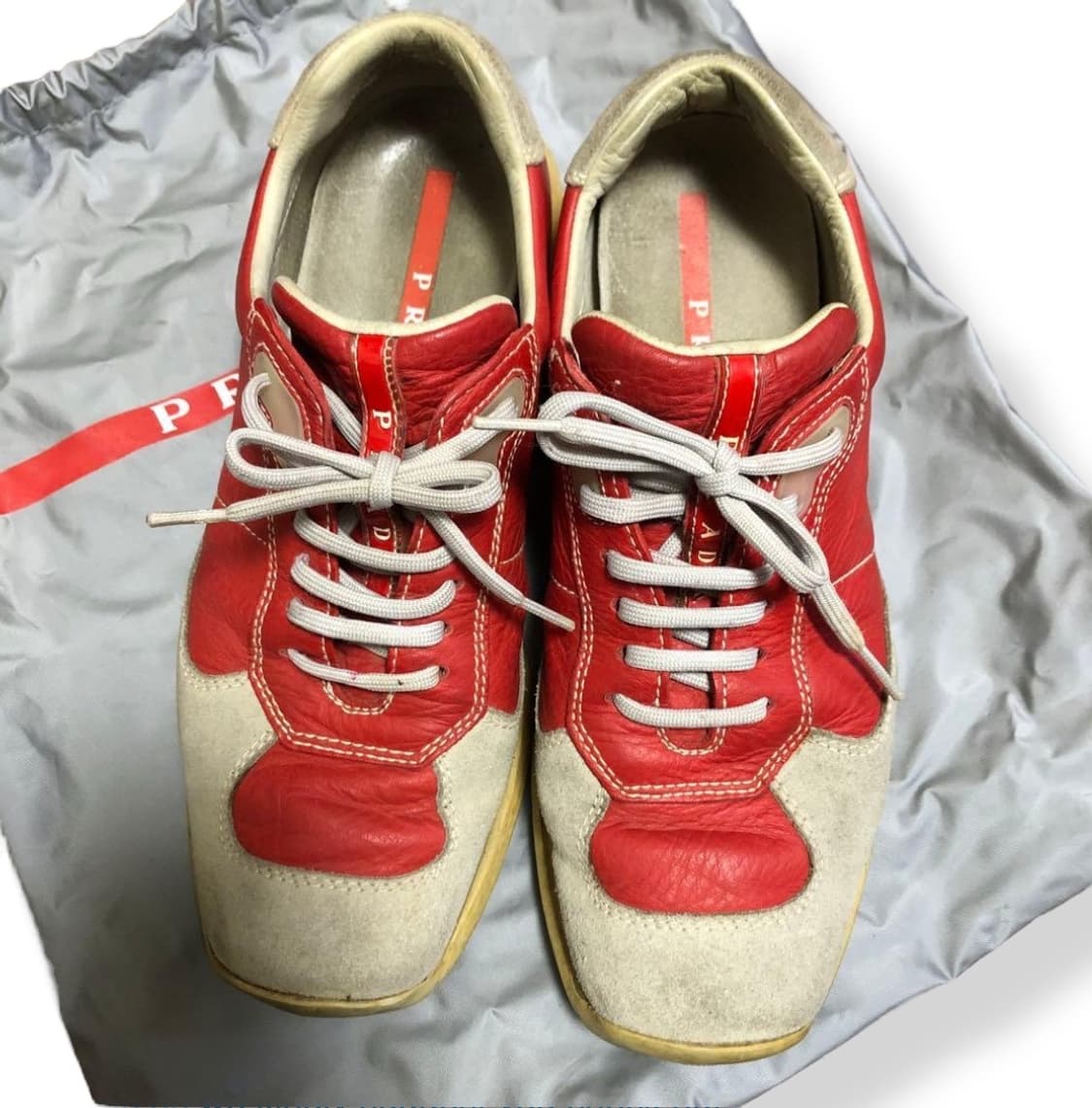 Prada sports Leather Sneakers  Size 36.5 상품이미지2