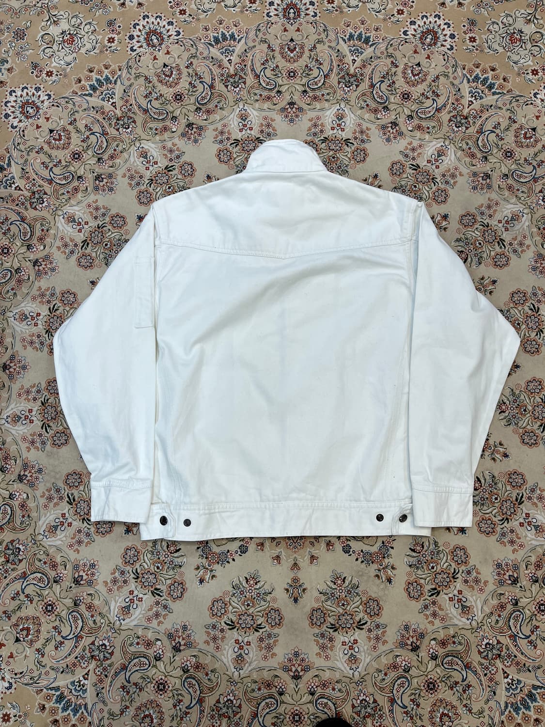 JPN VTG 하이넥 화이트 트러커 자켓 상품이미지3