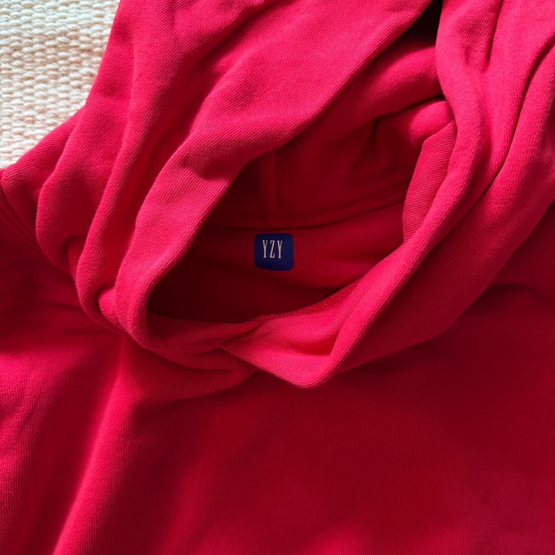 Yzy gap 퍼펙트후드 새상품(레드) 상품이미지2