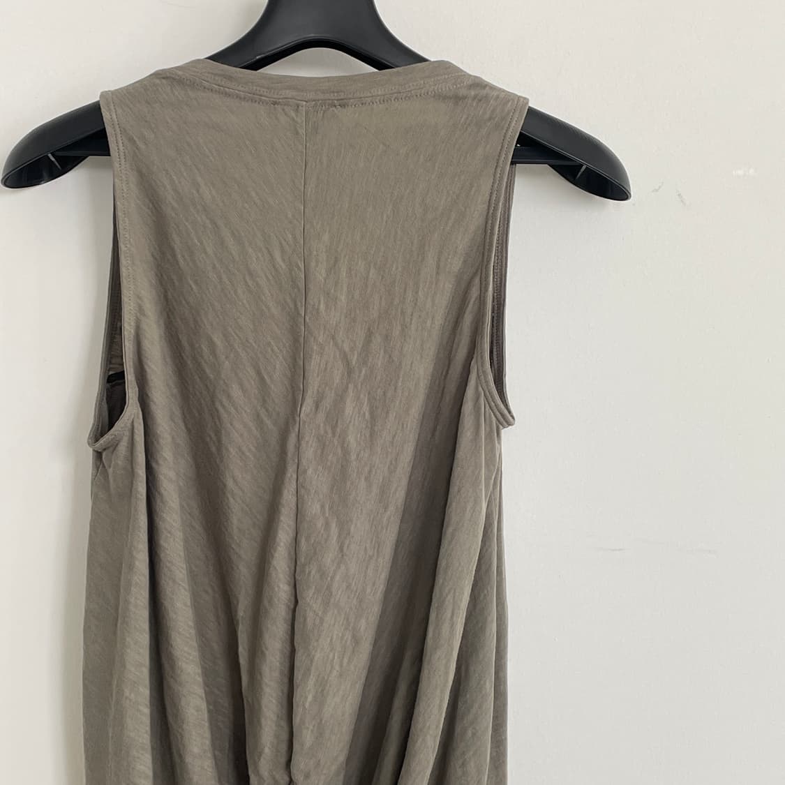 릭맛 띠어리 P,44-55 드레이프 디테일 롱 슬리브리스 y2k 나시 상품이미지5