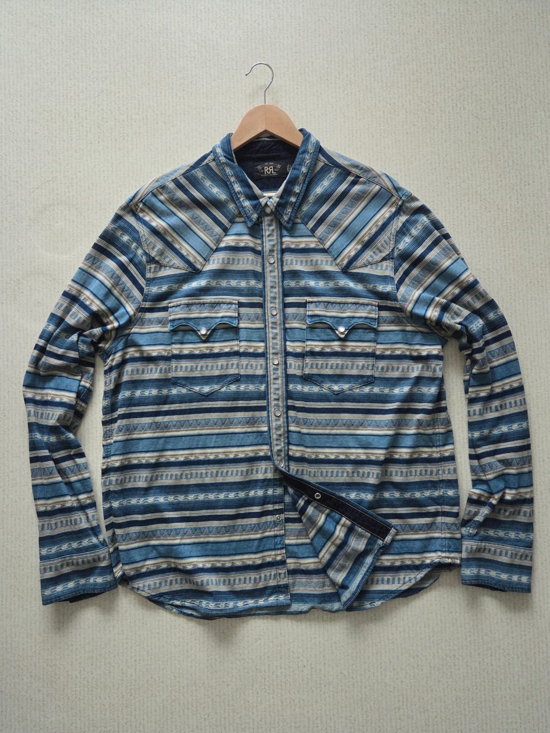 더블알엘 자카드 버팔로 웨스턴 셔츠 상품이미지3