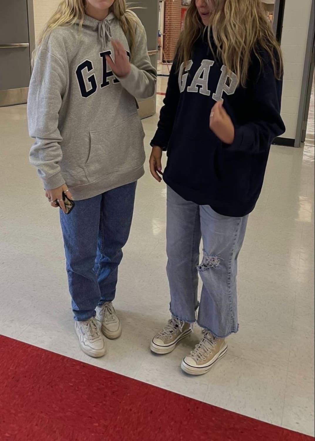  GAP 갭 베이직 로고 네이비 후디 M (100)  상품이미지8