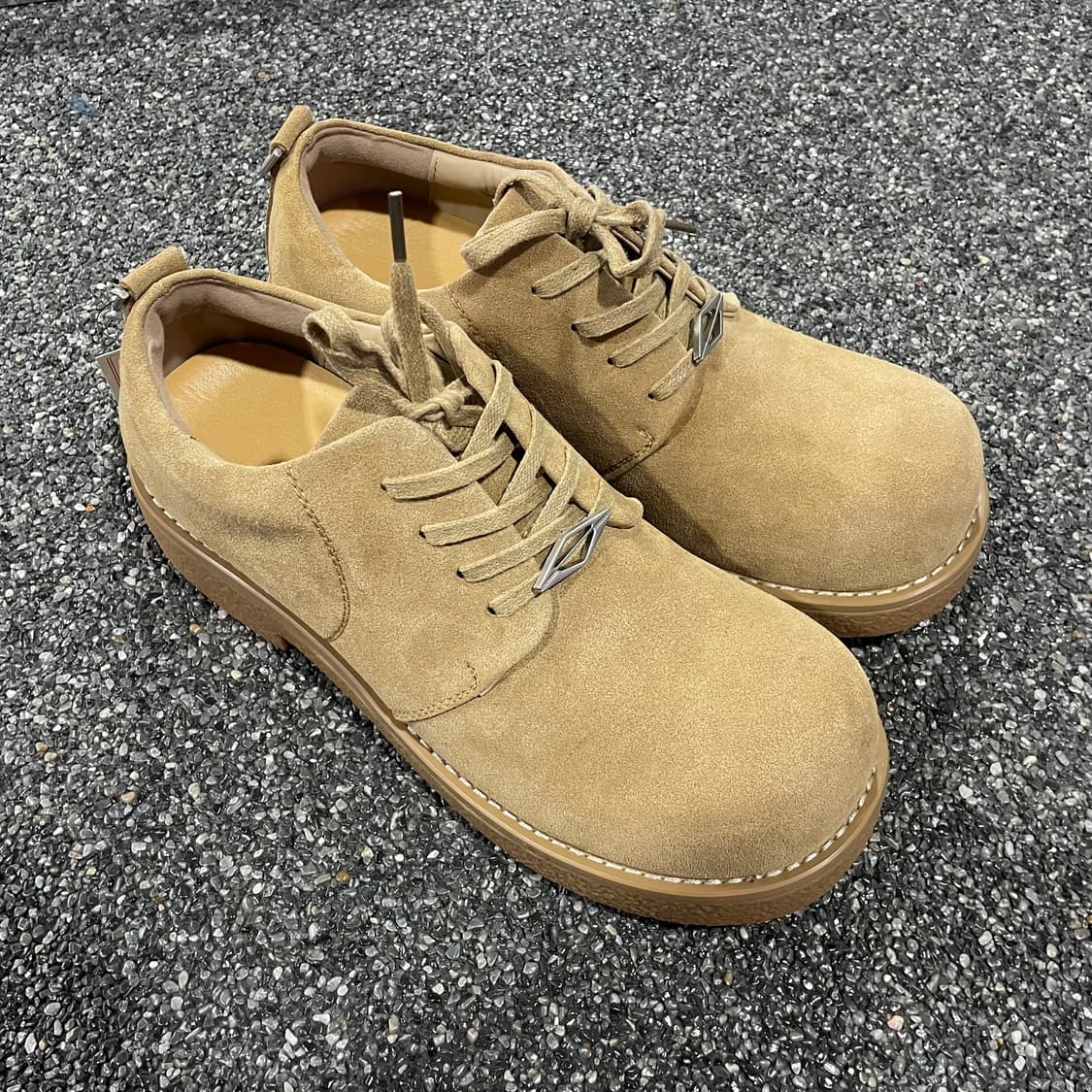 빈티지 오버솔 소프트 스웨이드 더비슈즈 B3688 상품이미지2