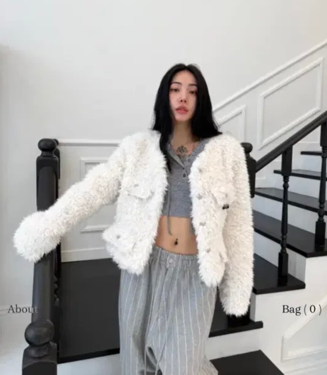 더미스테리어스호텔 퍼자켓 상품이미지1