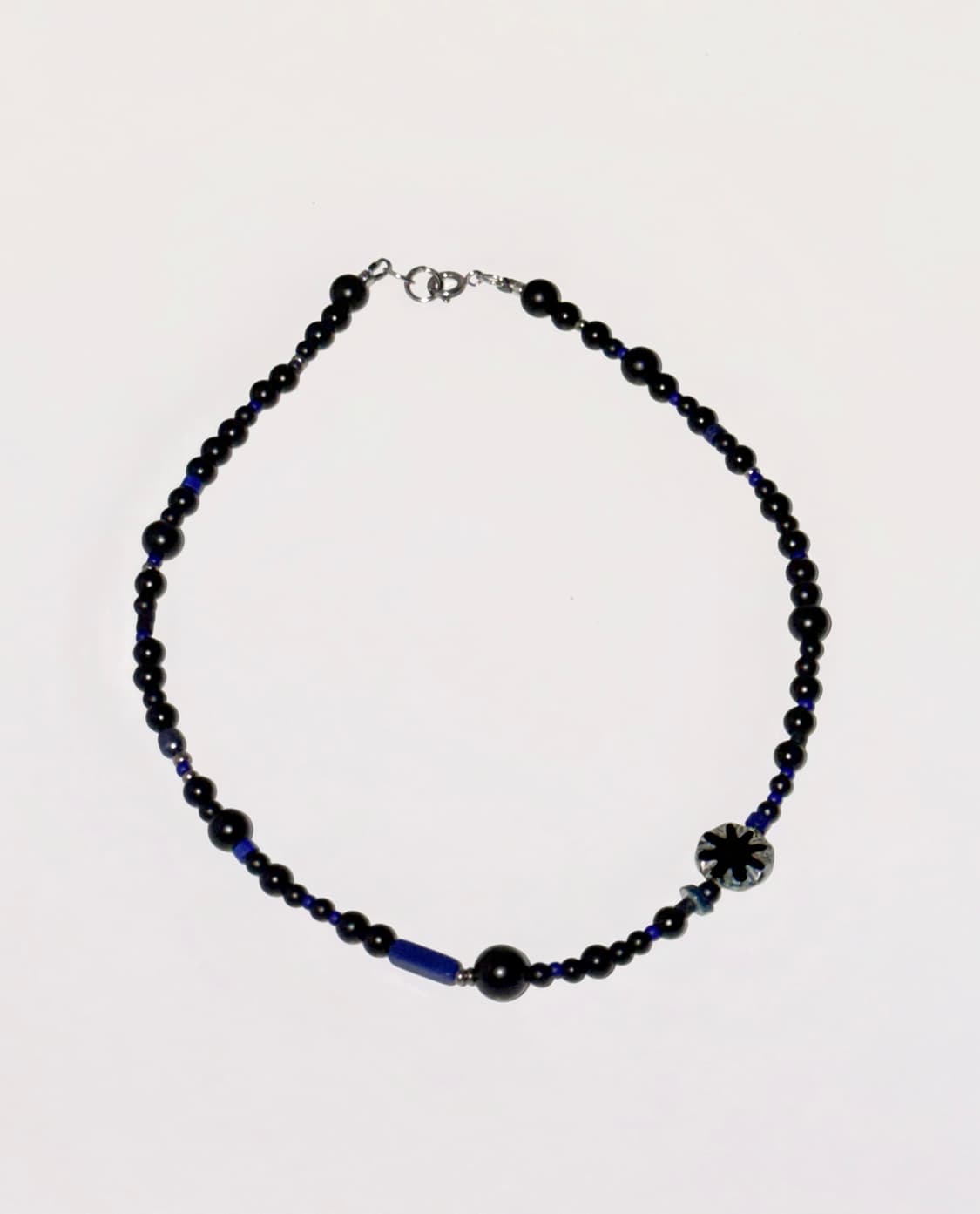 [rrrocnoc]soapnyx 블랙 오닉스 라피스라줄리 원석 비즈목걸이 상품이미지7