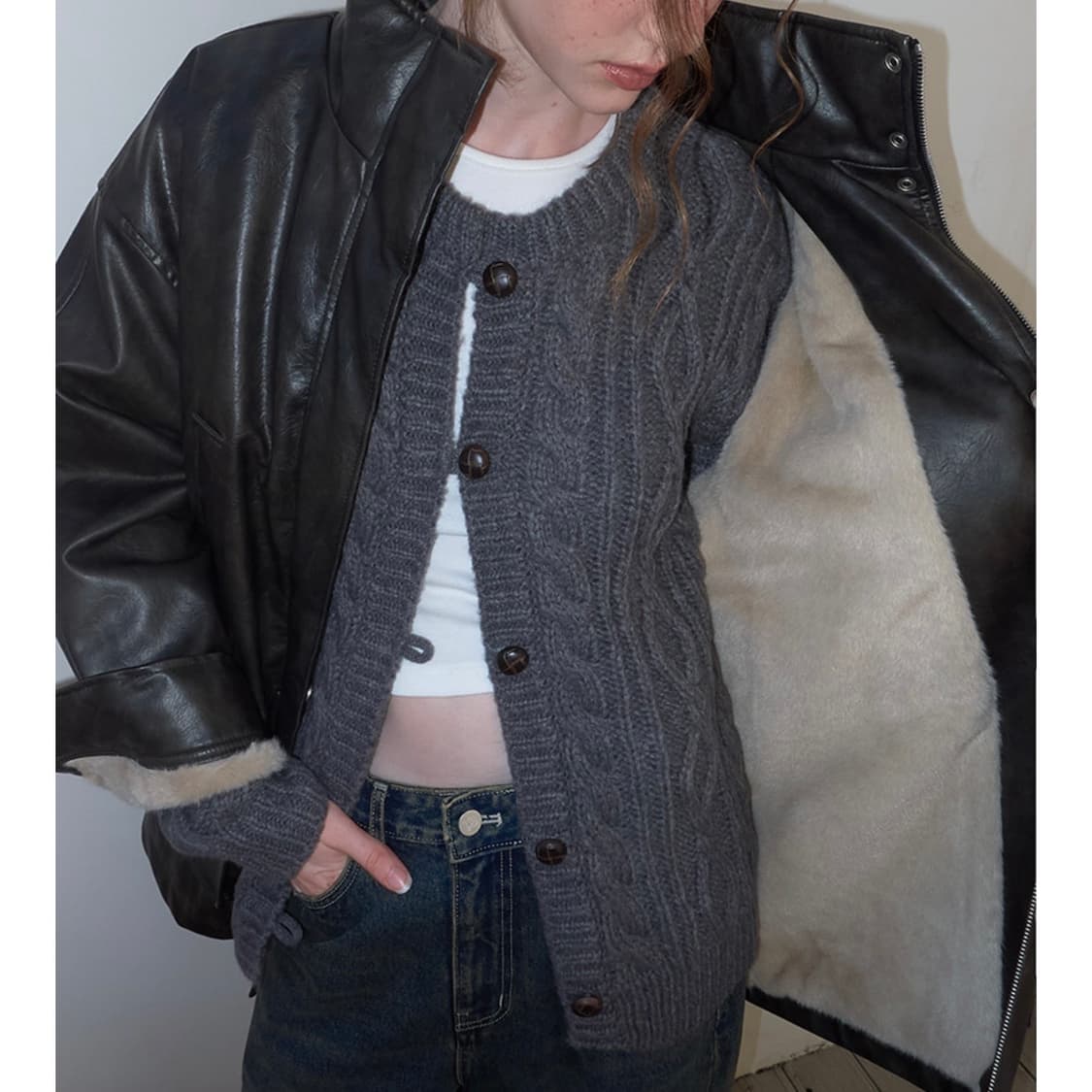 에트몽 레더퍼코트 상품이미지3