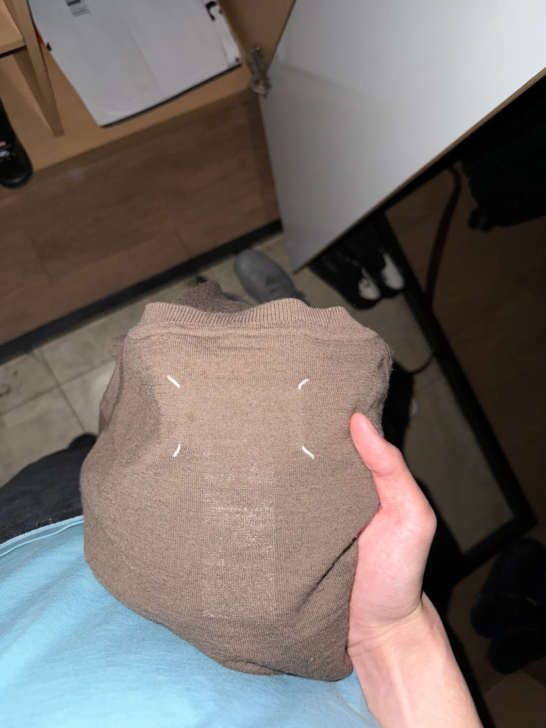 메종 마르지엘라 16fw 브라운 니트 상품이미지8