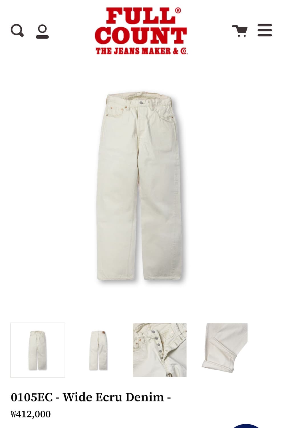 FULLCOUNT 0105EC 36 상품이미지2