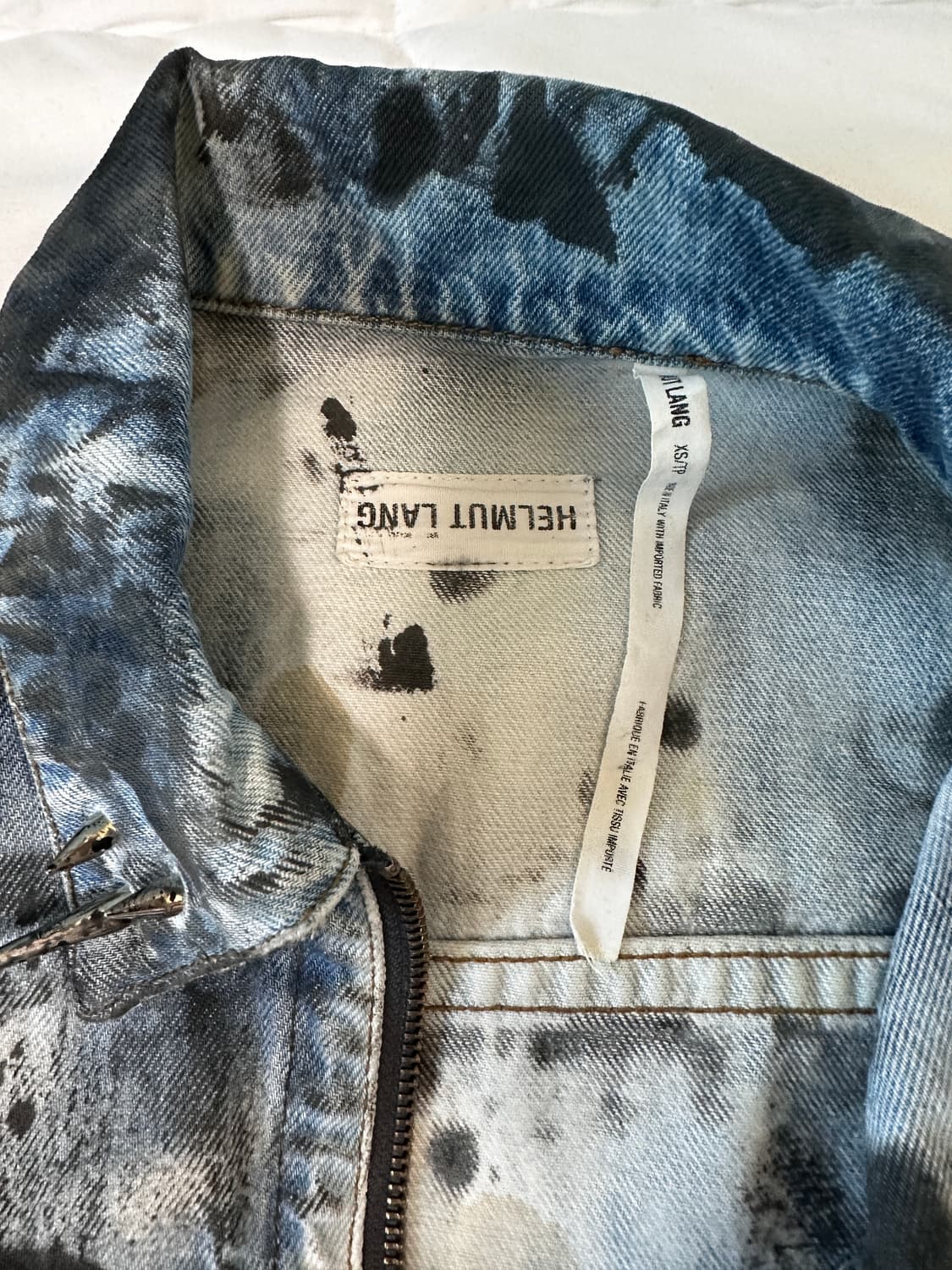 Helmut Lang by Shayne Oliver 펑크커스텀 데님자켓 상품이미지3