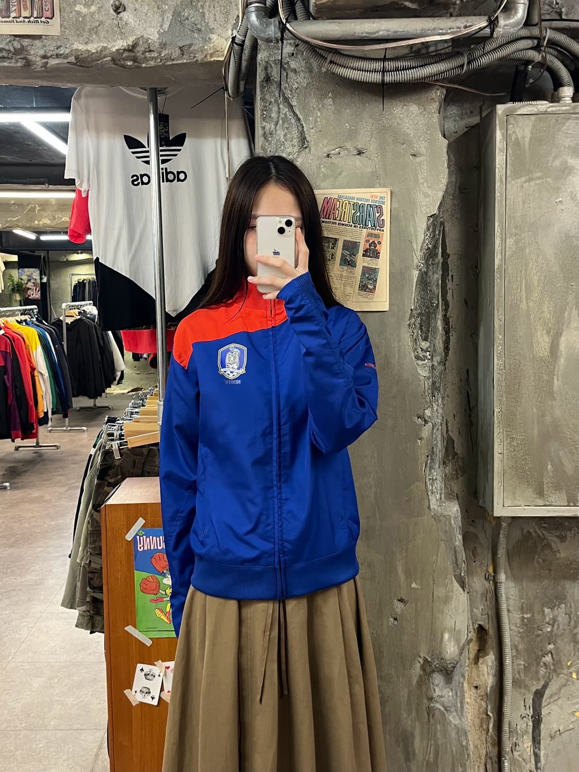 나이키 국대 우븐 바람막이 자켓 블루 S #csz1351 상품이미지2