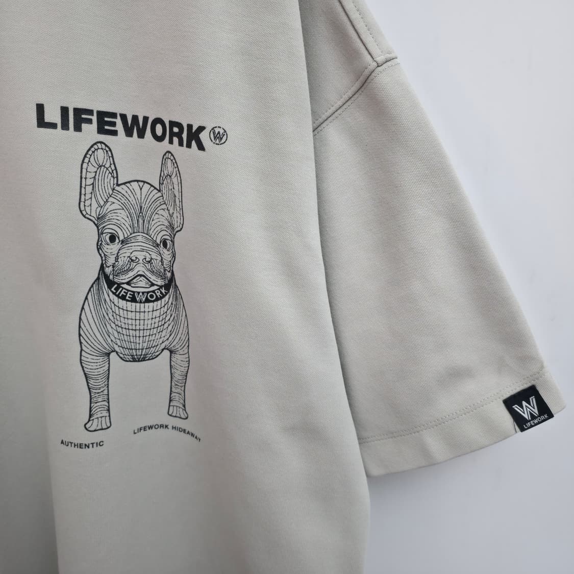 [L] 라이프워크 지퍼 반팔 티 상품이미지4