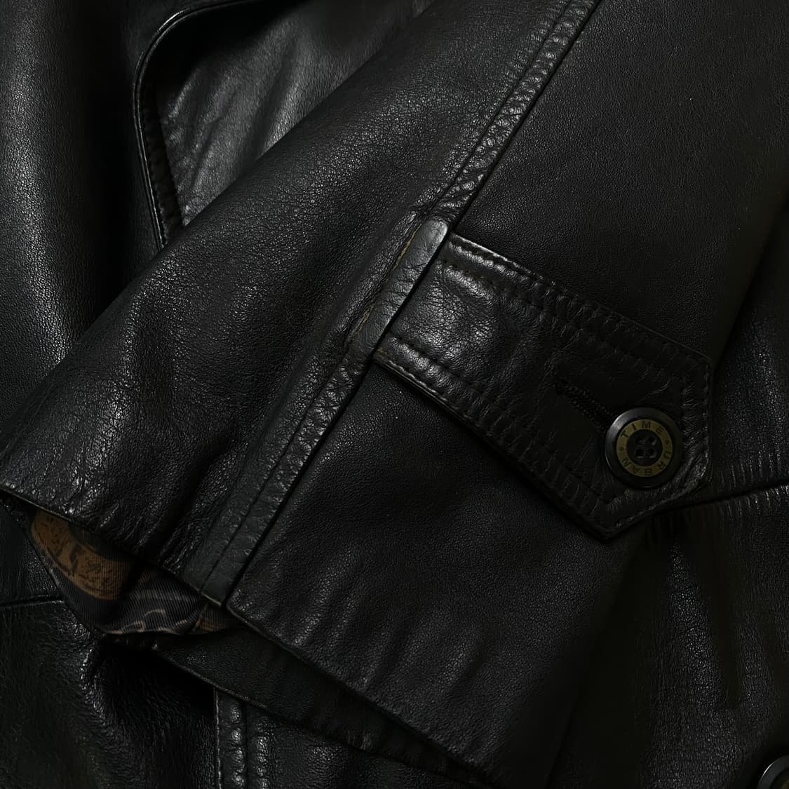 빈티지 가죽 롱코트 50 실측 XL 상품이미지9