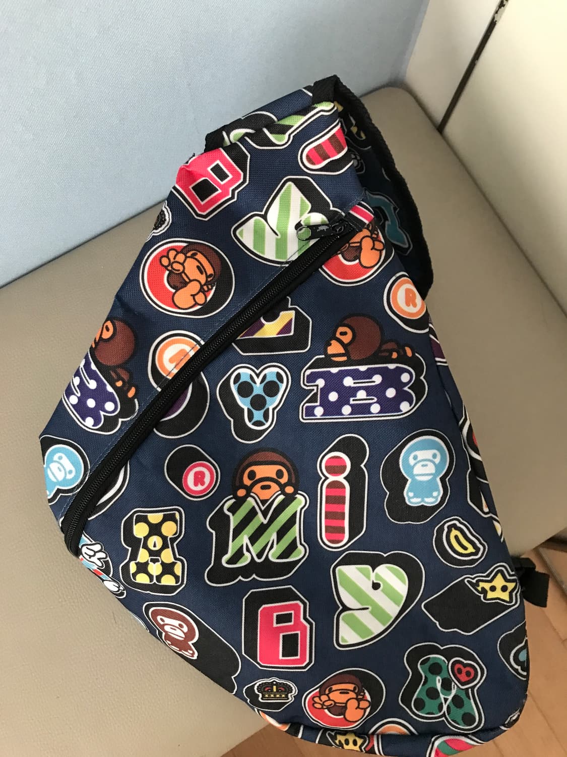 베이프 슬링백 크로스백 블루 베이비 마일로 상품이미지2