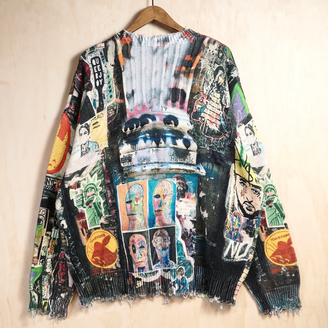 R13 그래피티 디스트로이드 스웻셔츠 상품이미지5