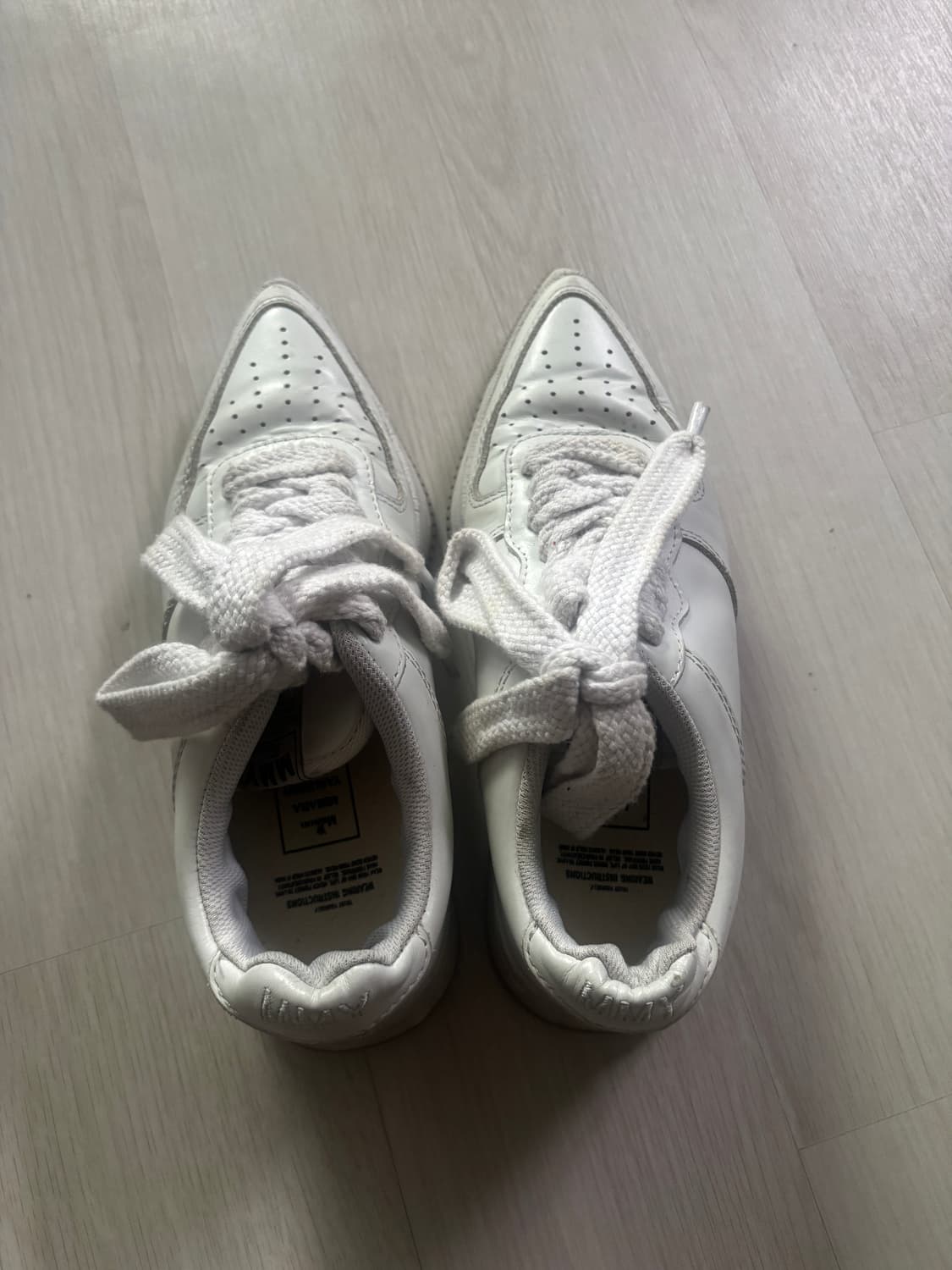 Mihara Yasuhiro미하라야스히로 OG 솔 레더 로우탑 스니커즈 상품이미지2