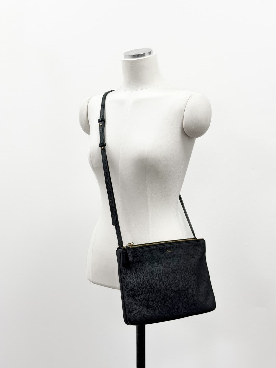 셀린느 트리오 레더 크로스백 스몰 상품이미지6