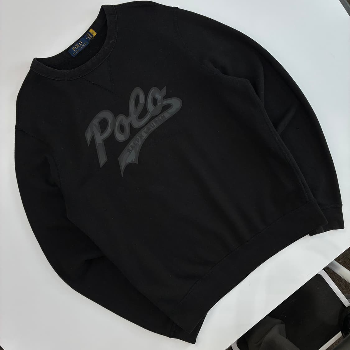 Polo 폴로 랄프로렌 신형 블랙 흑계 polo 맨투맨 상품이미지2