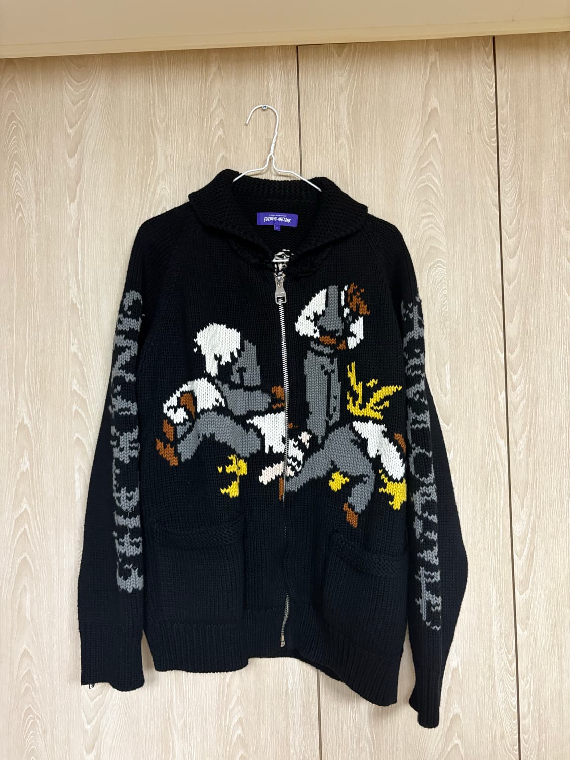 퍼킹어썸 니트 코위찬 가디건 L 상품이미지1