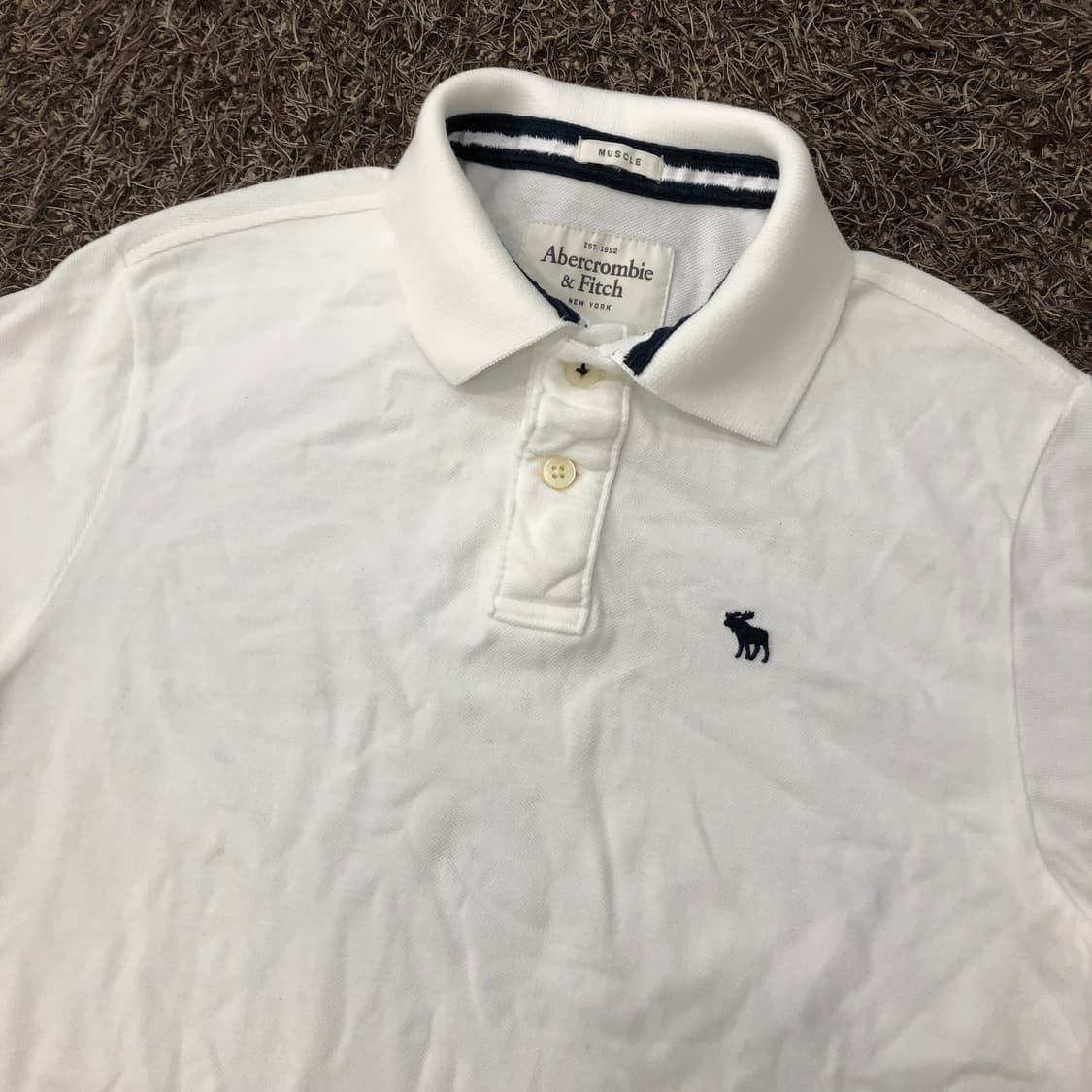 L 아베크롬비 화이트 카라 PK 반팔 티셔츠 상품이미지2