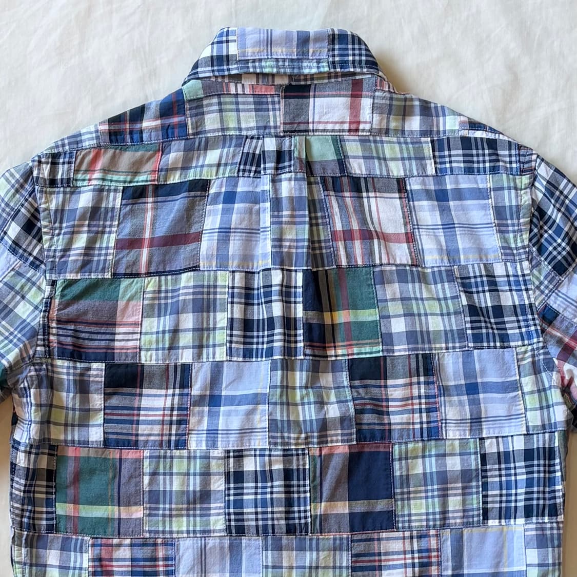 [S / 95] BB 오리지널 마드라스 패치워크 버튼다운 셔츠 상품이미지8