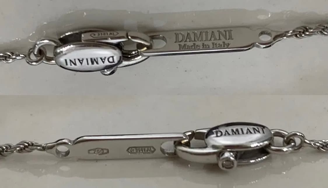 [M]다미아니 벨에포크 화이트골드 다이아 펜던트 목걸이 미듐 미디움사이즈 상품이미지4