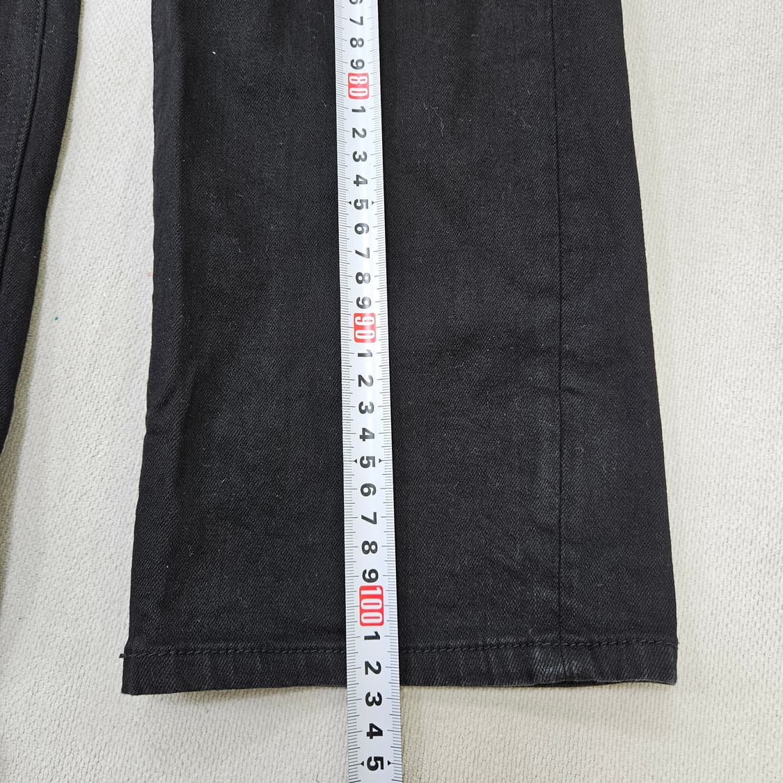 34 엘르진 블랙 데님 팬츠 0316Y 상품이미지8