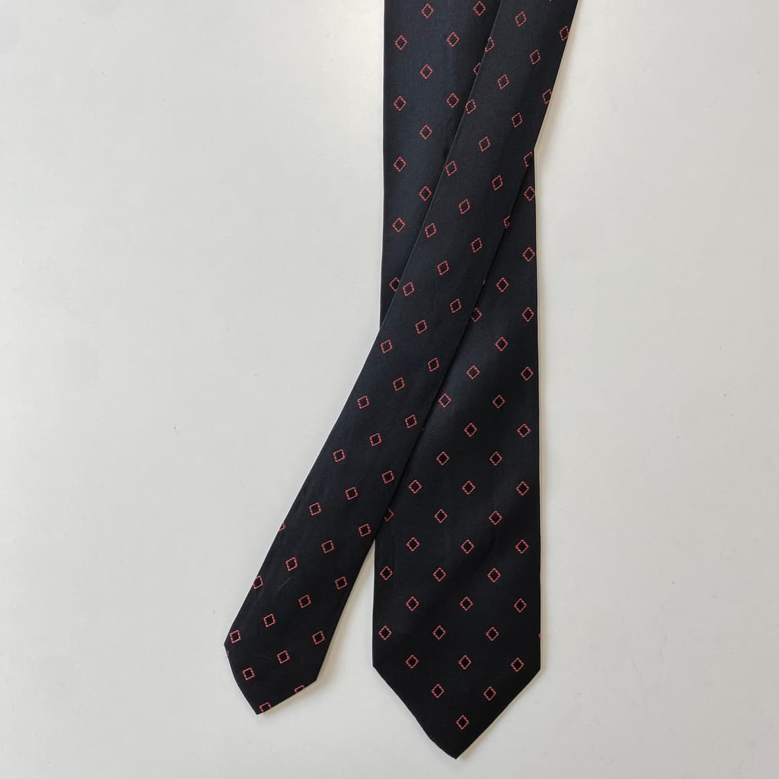 샤르베(Charvet) 명품 정품 블랙넥타이 7.8cm 상품이미지2